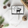1080 HOLIDAY CARD starry deer north star squirrel tacos