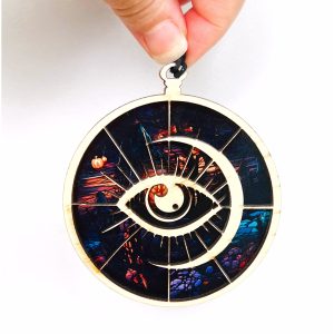 Crescent Eye Suncatcher Ornament